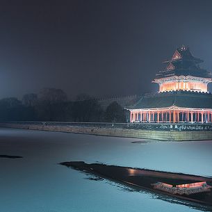 Forbidden City in -15C, Beijing