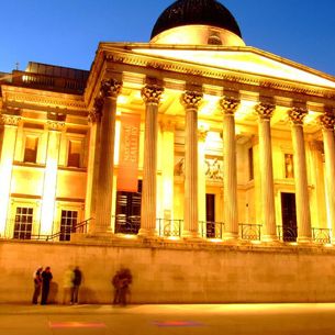 London National Gallery at the Blue Hour