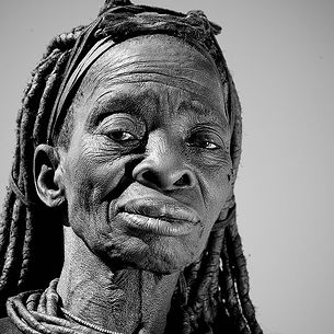 Old Himba woman, Angola