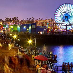 Santa Monica - Evening at the pier