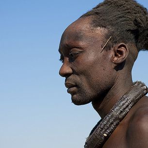 The secret of the Himba men hairstyle - Angola