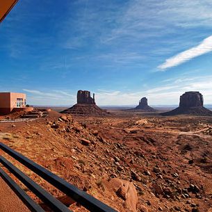 Unusual stay in Monument Valley: The View, a Navajo hotel.