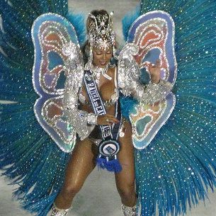 Vamos sapucar ! Jéssica Maia Rainha do Carnaval Rio de Janeiro Carnival 2009 Queen Playboy Carioca Brazil Brasil samba Jessica Maia