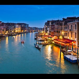 View of the Grand Canal from the Ponte di Rialto II